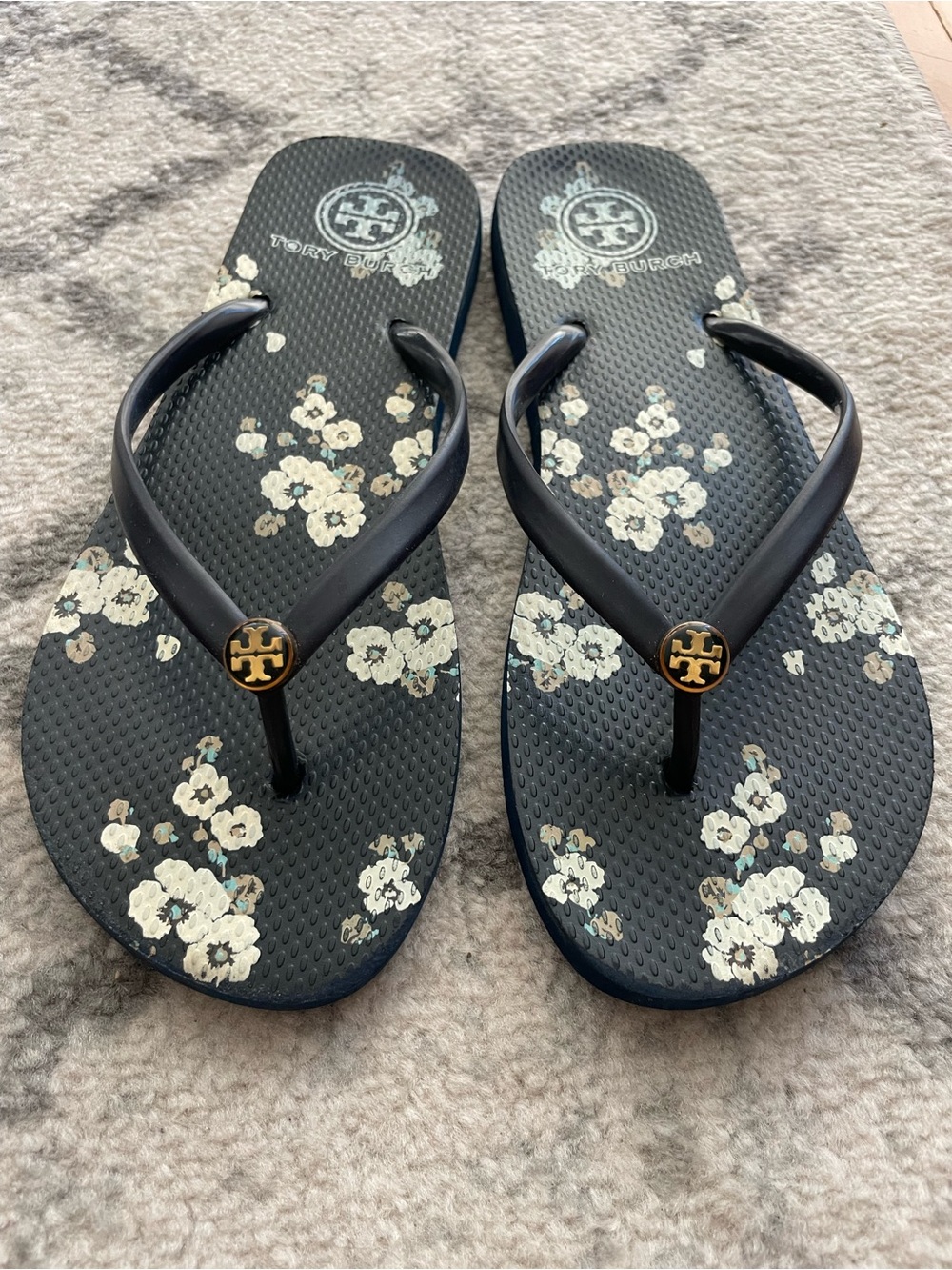 Tory Burch flip flops size 9